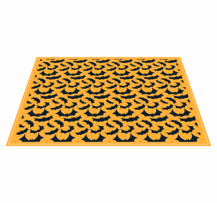 Tischset halloween mit fledermausmuster - TenStickers