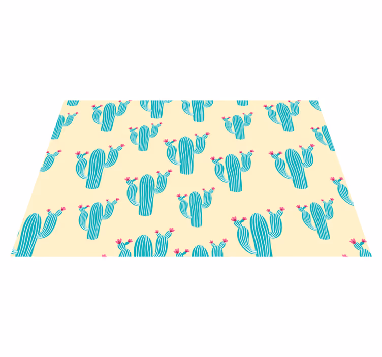 Tischsets originell kaktus muster freude - TenStickers