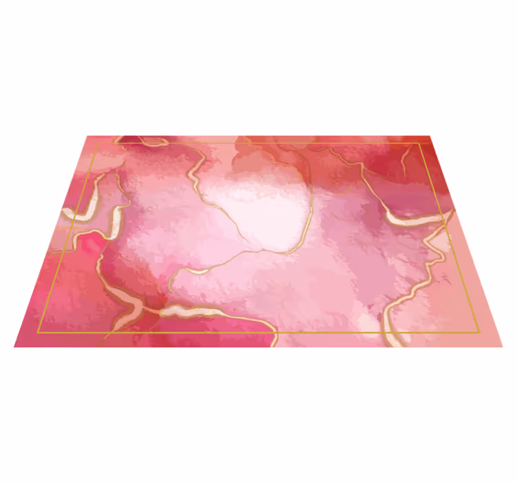 Tischset elegantes pink marmor - TenStickers