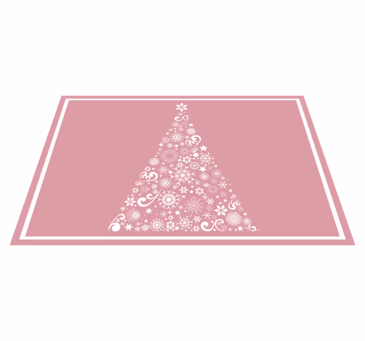 Tischset weihnachten mit festlichem baum-motiv - TenStickers