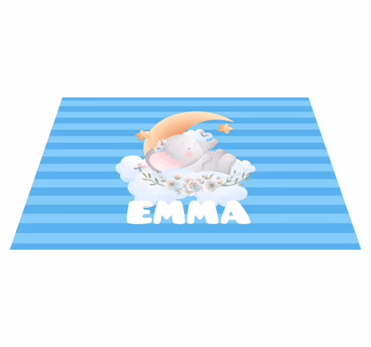 Tischset kinder mit niedlichem elefanten design - TenStickers