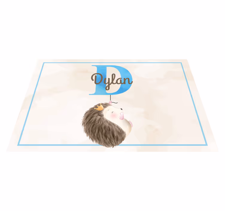 Tischset kinder im niedlichen igel-design - TenStickers