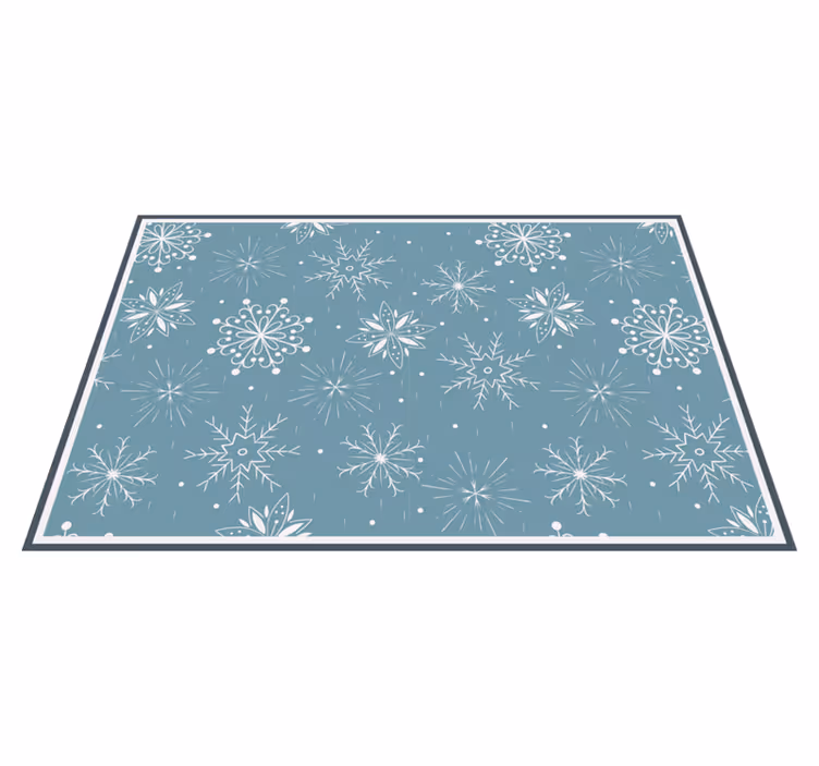 Tischset weihnachten schneeflocken-motiv hintergrund - TenStickers