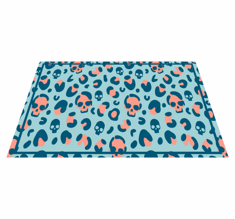 Tischsets originell mit totenkopf-muster - TenStickers