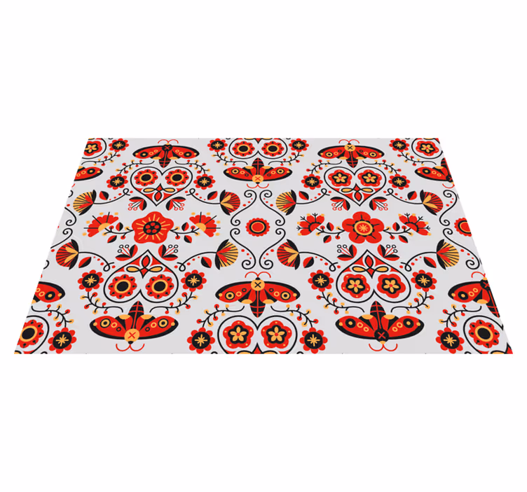 Tischsets originell lebendige blumenkomposition - TenStickers