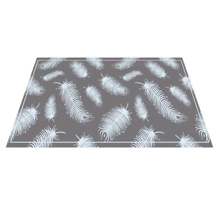 Tischset mit federdesign hintergrund - TenStickers