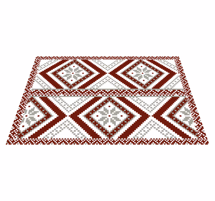 Tischset mit geometrischem texturmuster - TenStickers