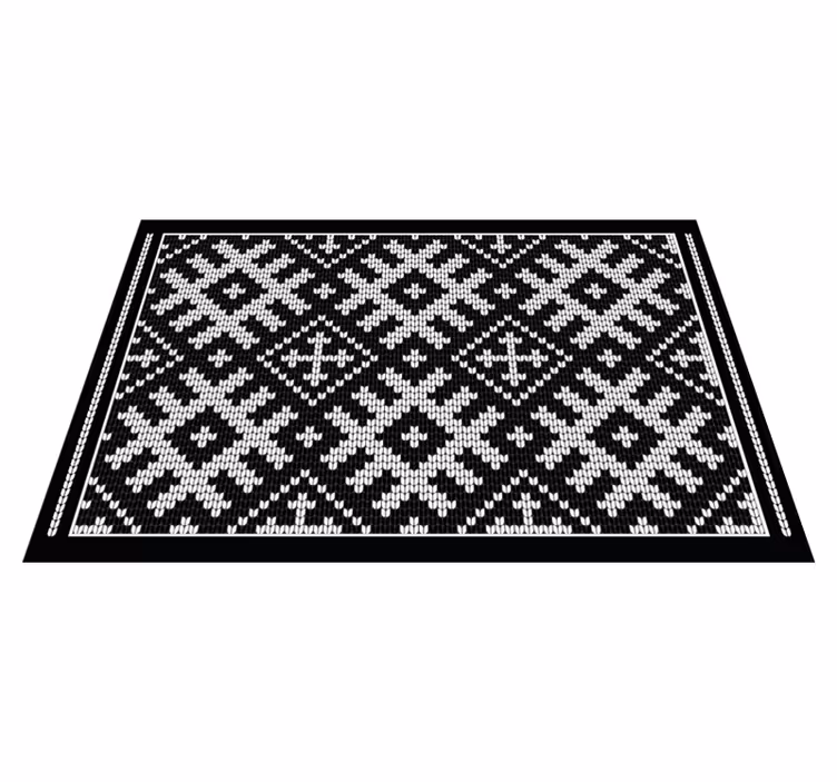 Tischset im traditionellen strickmuster - TenStickers