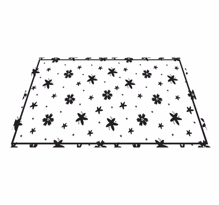 Tischset mit floral dekorierter oberfläche - TenStickers