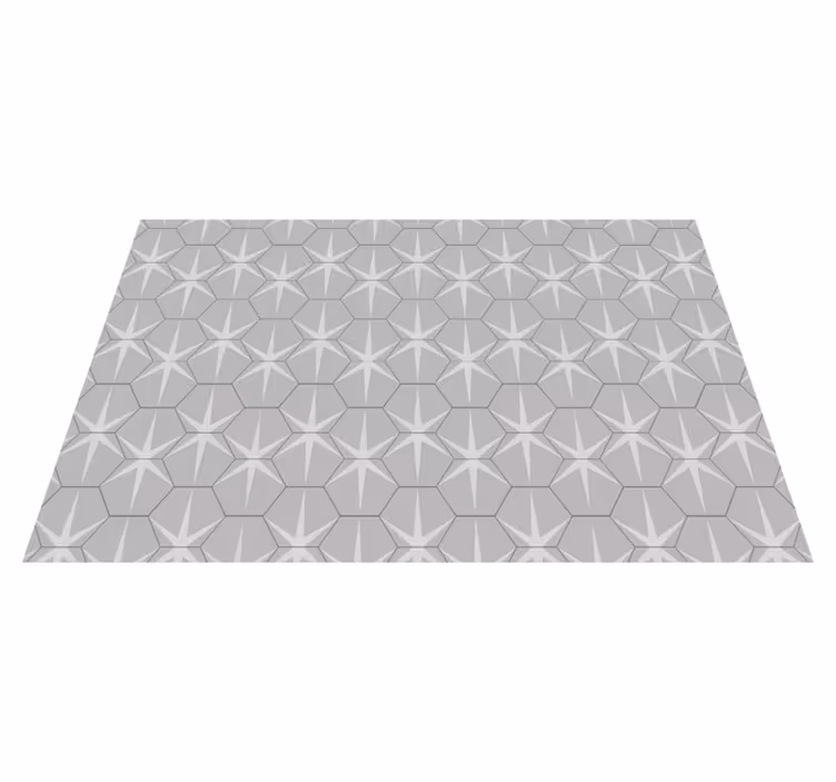 Tischset mit hexagonalem sternmuster - TenStickers
