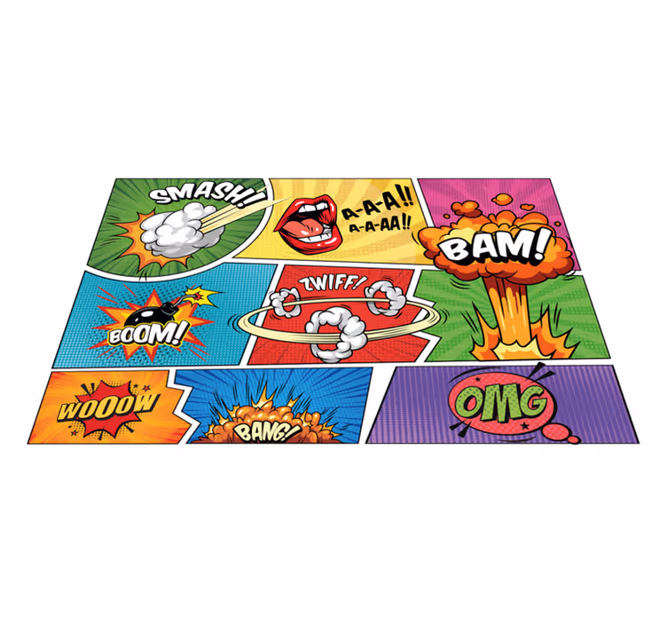 Tischsets originell mit comic-sprechblasen - TenStickers