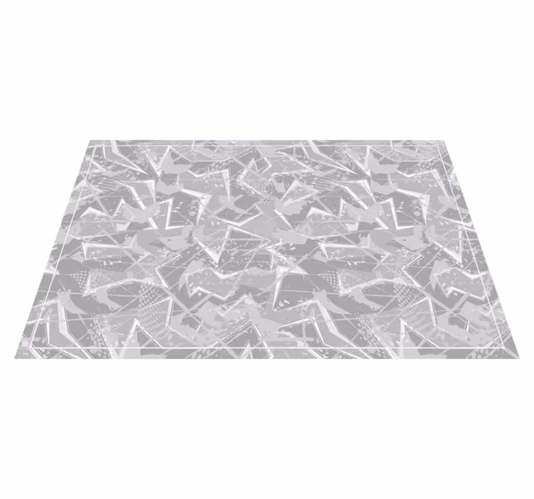 Tischset mit abstrakten geometrischen formen - TenStickers
