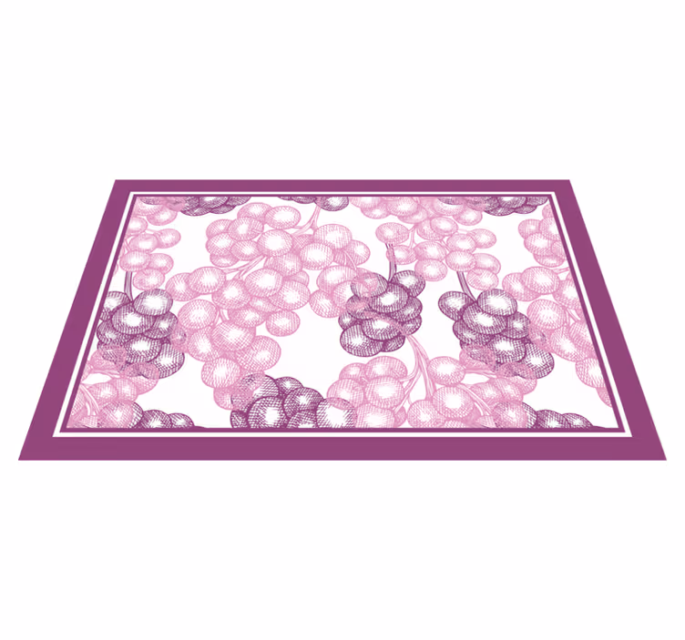 Tischset mit floralem mustertextur - TenStickers