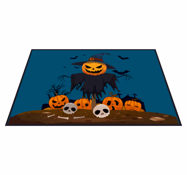 Tischset halloween kürbis schreckgespenst - TenStickers