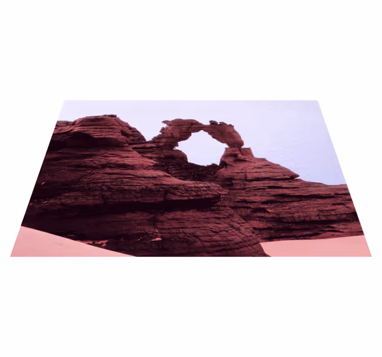 Tischset mit malerischer felsformation - TenStickers