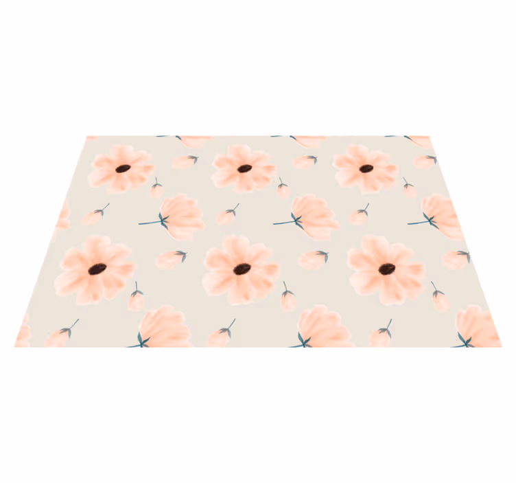 Tischsets originell mit floralen arrangements - TenStickers