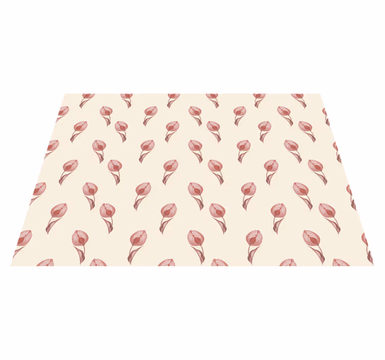 Tischsets originell zartes blumenmuster - TenStickers