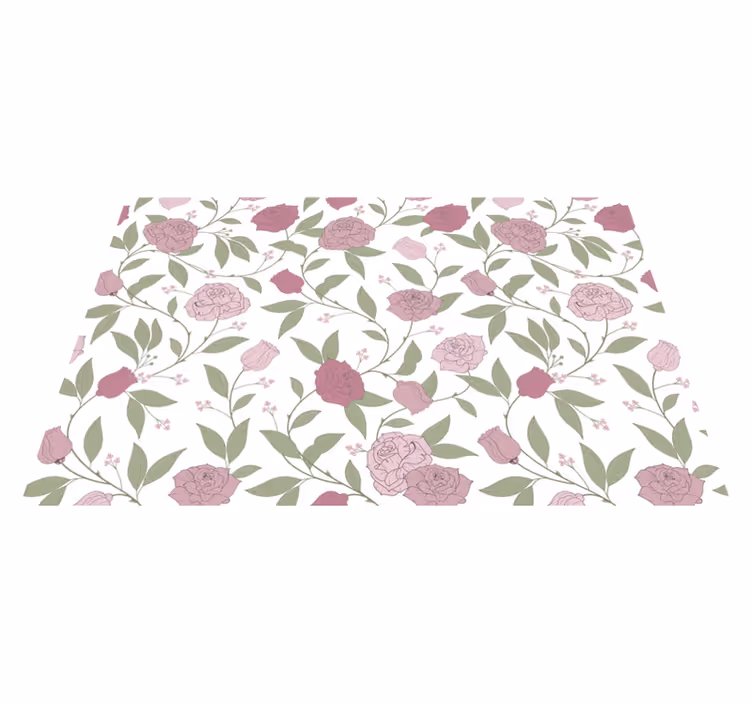 Tischsets originell mit elegantem blumenmuster - TenStickers