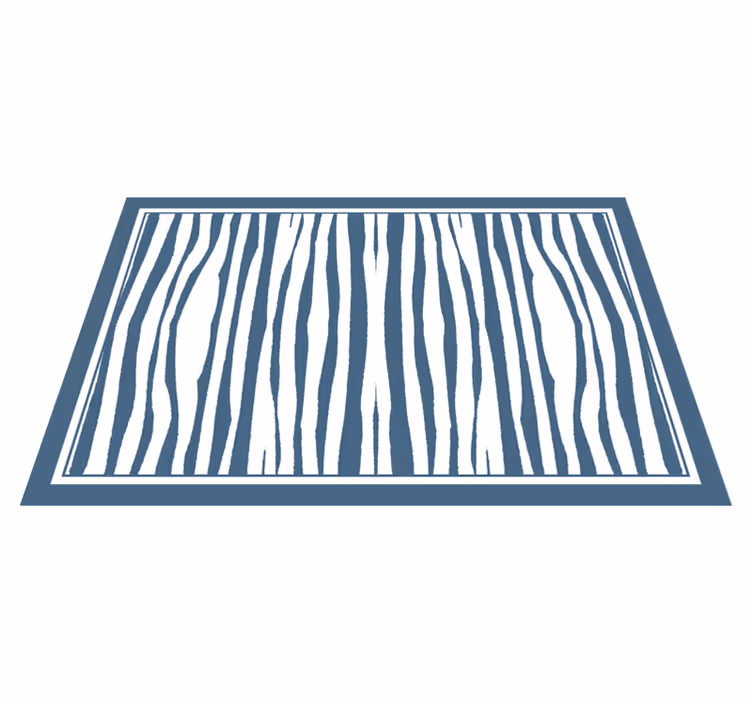 Tischset mit zebra-streifen-motiv - TenStickers