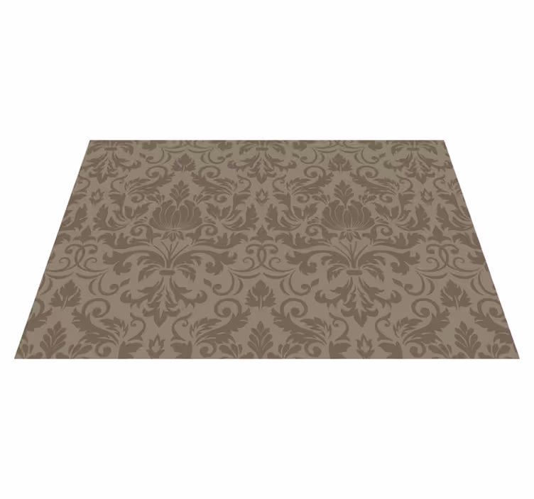 Tischset mit filigranem botanischen design - TenStickers