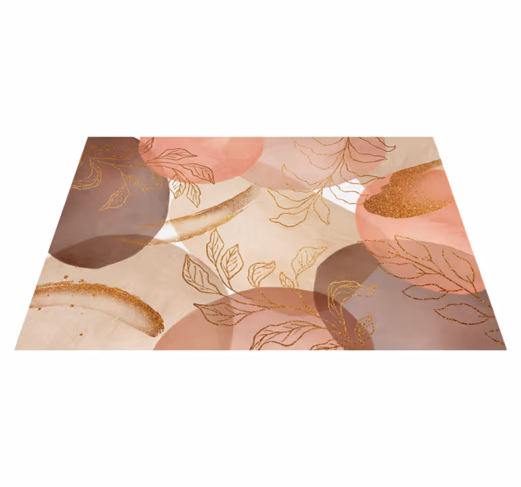 Tischset mit eleganten blattmotiven - TenStickers