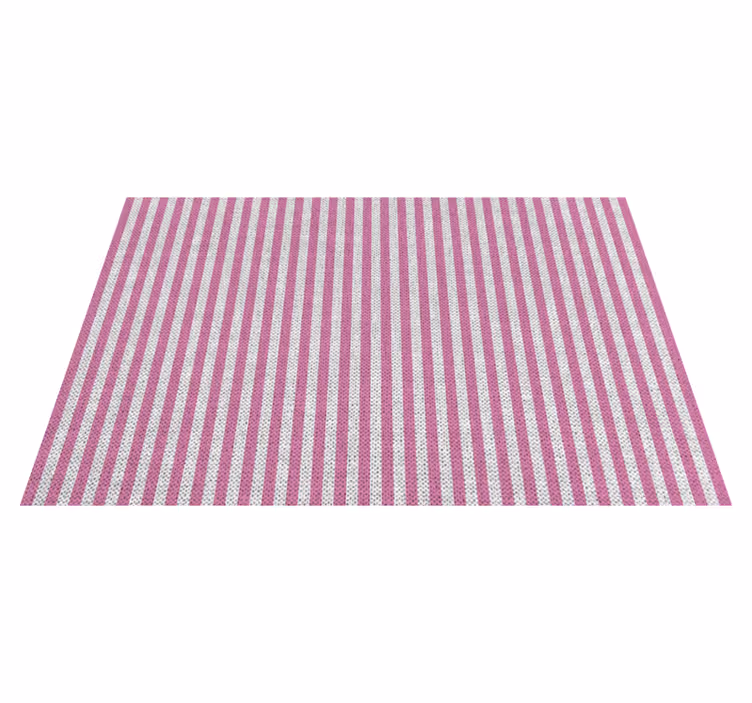 Tischset mit gestreiftem tischdeckchen - TenStickers