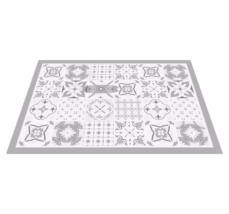 Tischset in eleganten monochromen mustern - TenStickers