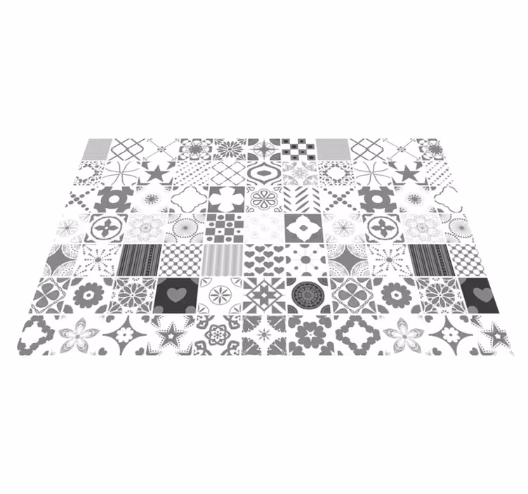 Tischset mit gemusterter monochromer textur - TenStickers