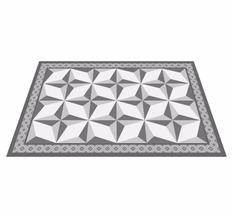 Tischset mit geometrischer elemente-oberfläche - TenStickers