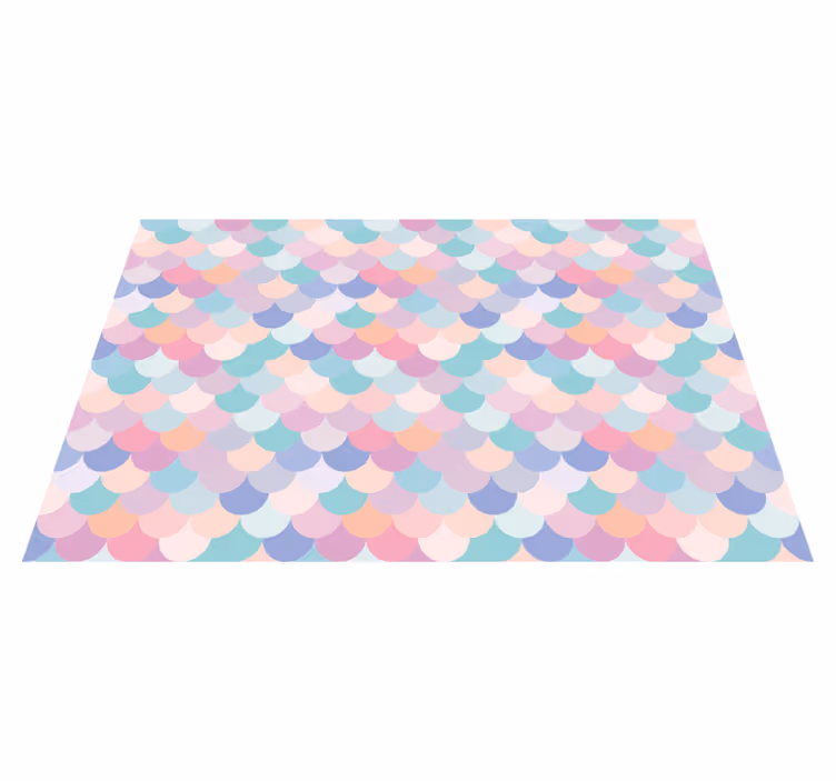 Tischset mit pastellfarbenem wellenmuster - TenStickers