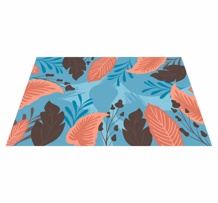 Tischset mit lebendigem blattmotiv - TenStickers
