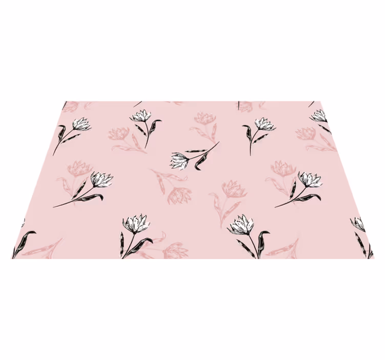 Tischset elegante botanische komposition - TenStickers