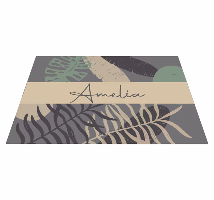 Tischset modern Dschungel im "boho"-stil - TenStickers