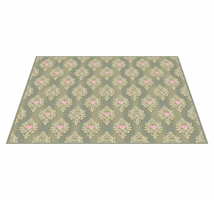 Tischset elegant mit floralem motiv anmut - TenStickers