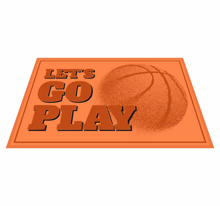 Tischsets Basketbal Lets go Play - TenStickers