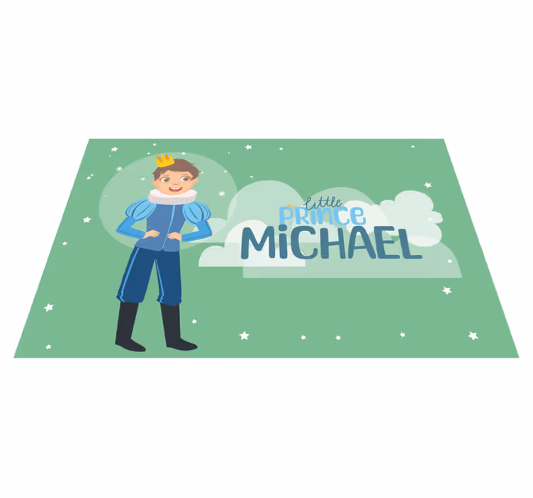 Tischset mit Namen und kleine Prinz  - TenStickers