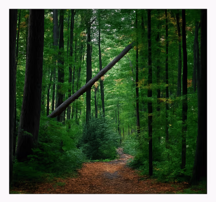 Fototapete Dschungel grünes walddesign - TenStickers