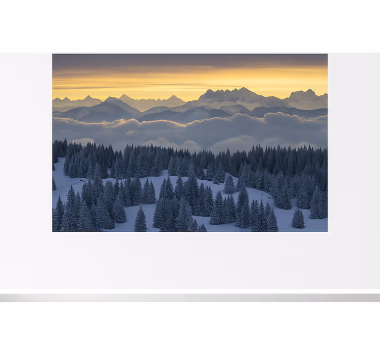 Fototapete Berge schweizer alpen – aiguilles du midi - TenStickers