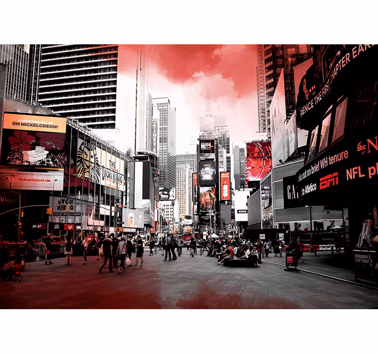 Fototapete New York urbane stadtbildszene - TenStickers