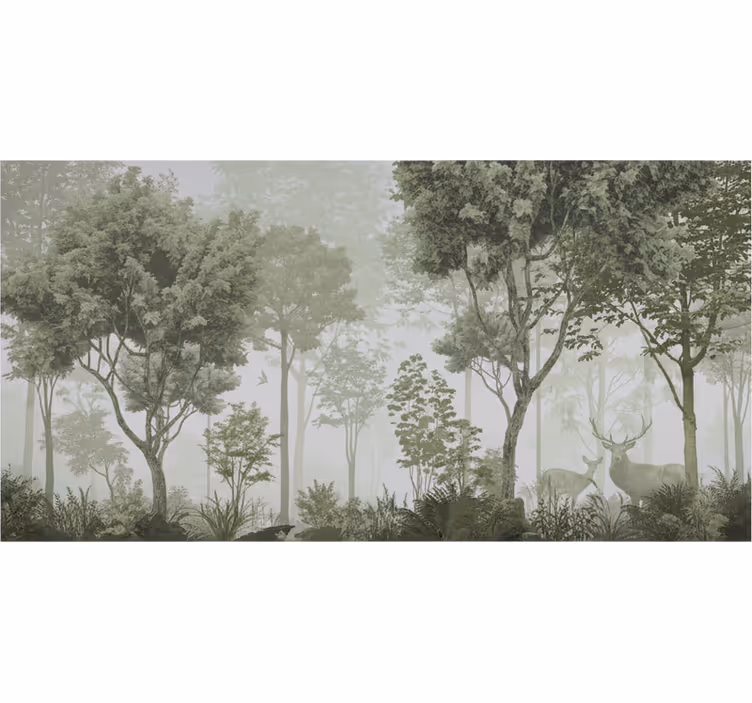Tapete wald ruheoase der natur - TenStickers