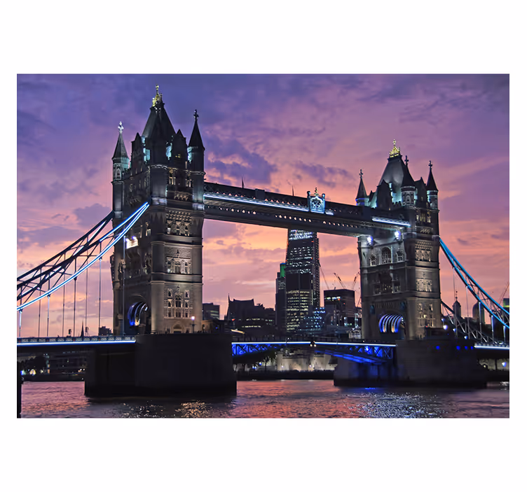 Fototapete london london bridge im zwielicht - TenStickers