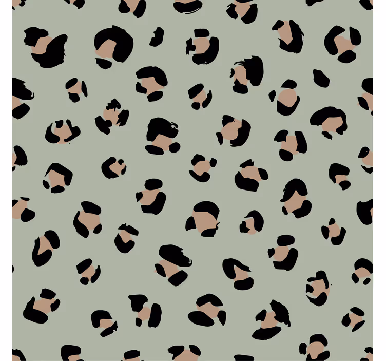 Fototapete afrikanisch mit aquarell leopardenmuster - TenStickers