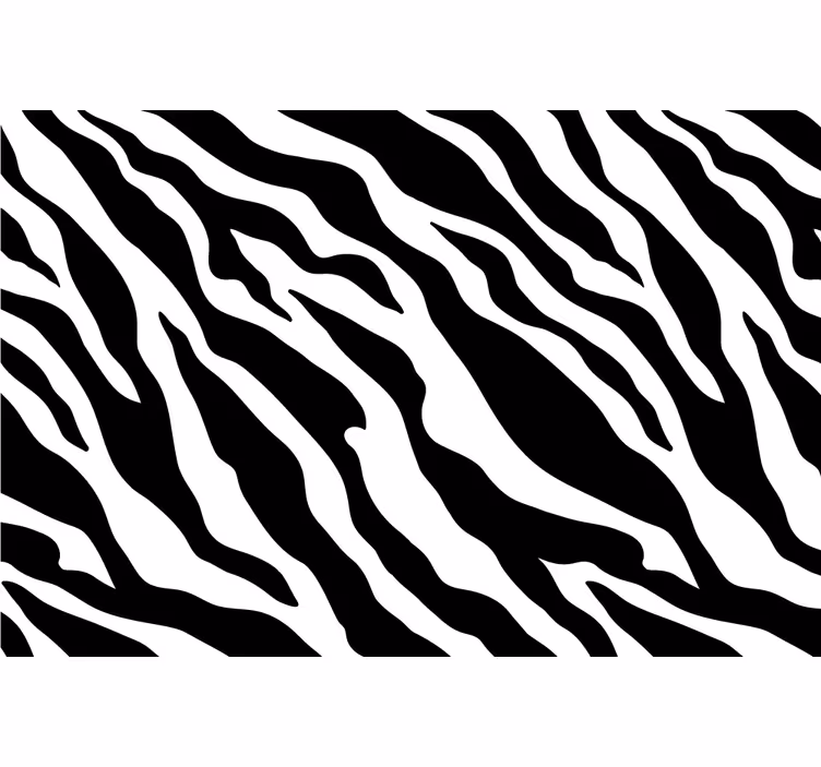 Fototapete afrikanisch zebra in schwarz-weiß - TenStickers