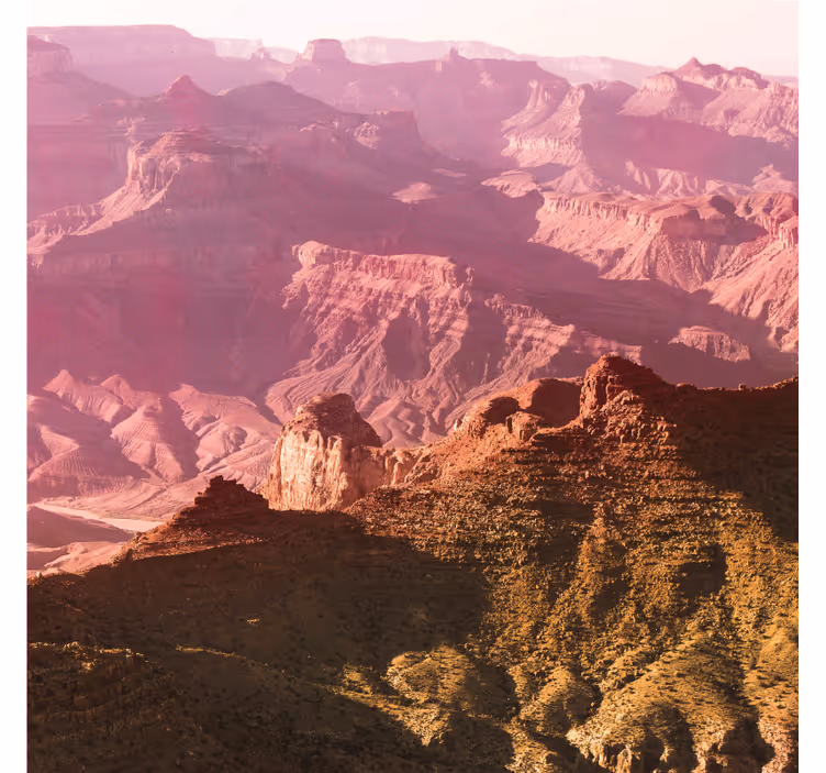 Fototapete wüste in ästhetischen farben des grand canyon - TenStickers