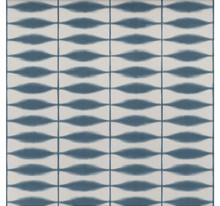 Fototapete badezimmer im shibori denim design - TenStickers