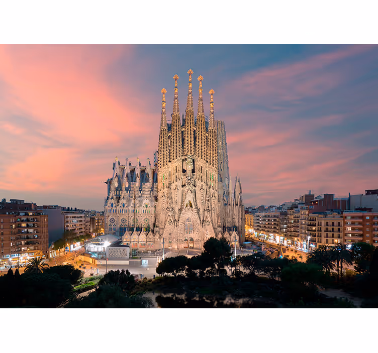 Fototapete Barcelona gotische architektur barcelonas - TenStickers