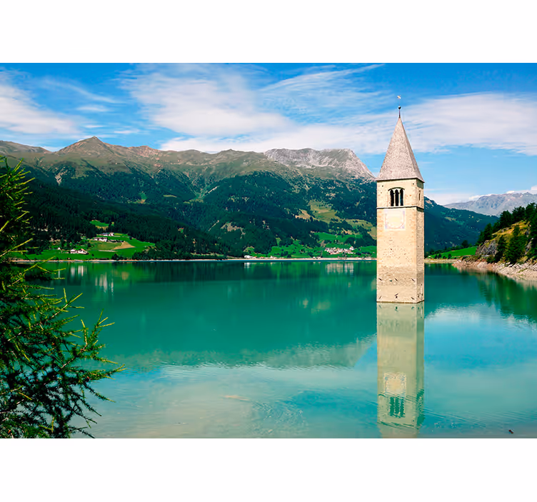 Fototapete See alpenseepanorama - TenStickers