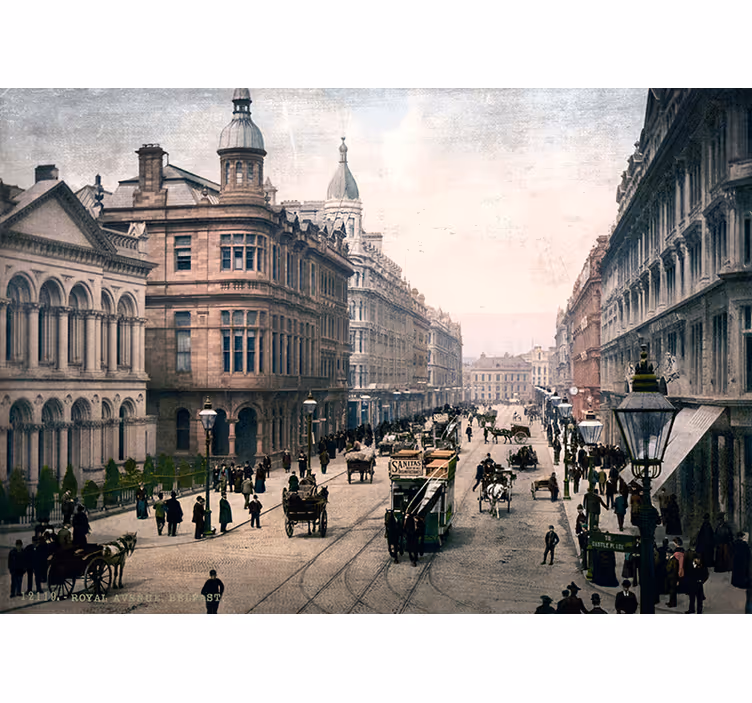 Fototapete Städte und Länder historisches stadtbild - TenStickers