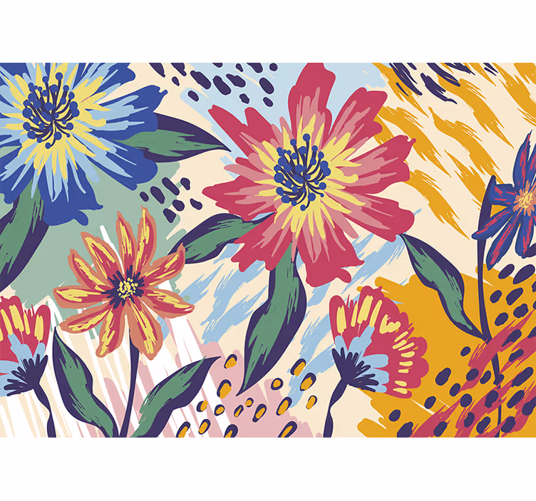 Fototapete Blumen blumenexplosion - TenStickers