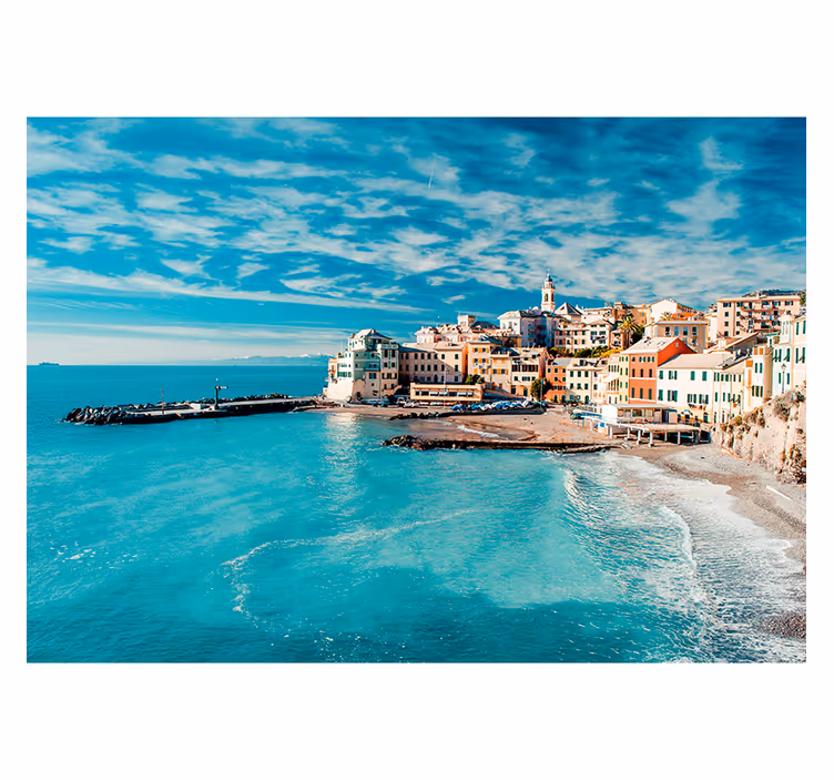Fototapete städte küstendorf in italien - TenStickers